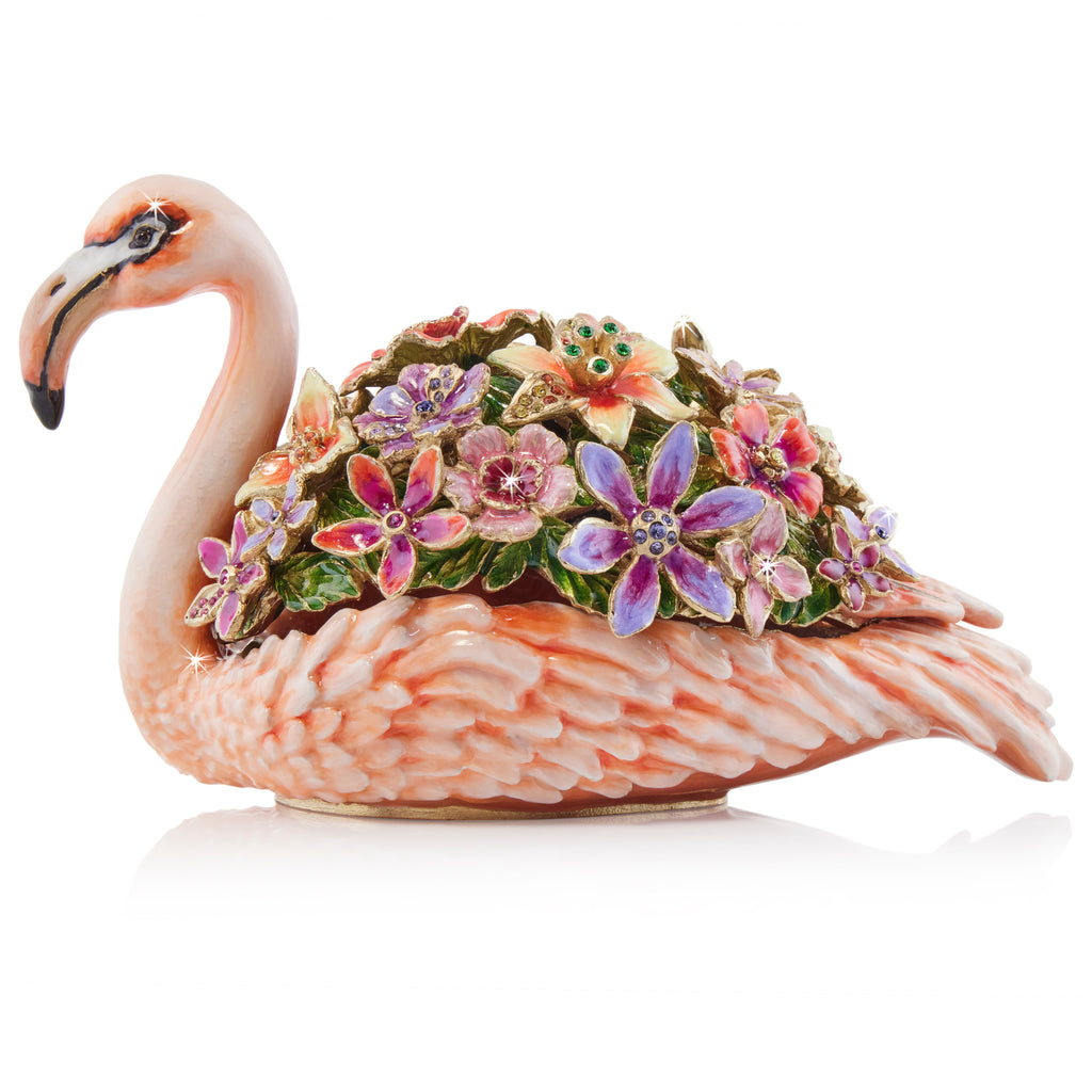 Clover Floral Flamingo Box