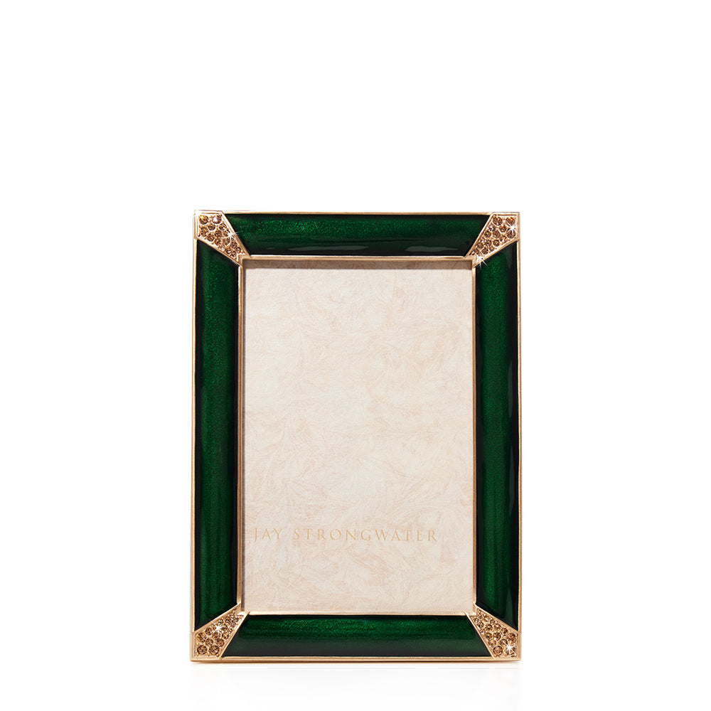 4” x 6” Lavinia Frame – Deep Emerald – Jay Strongwater