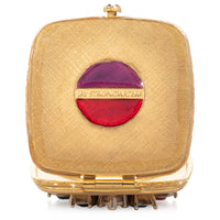 Jay Strongwater Luella Square Jeweled Compact.