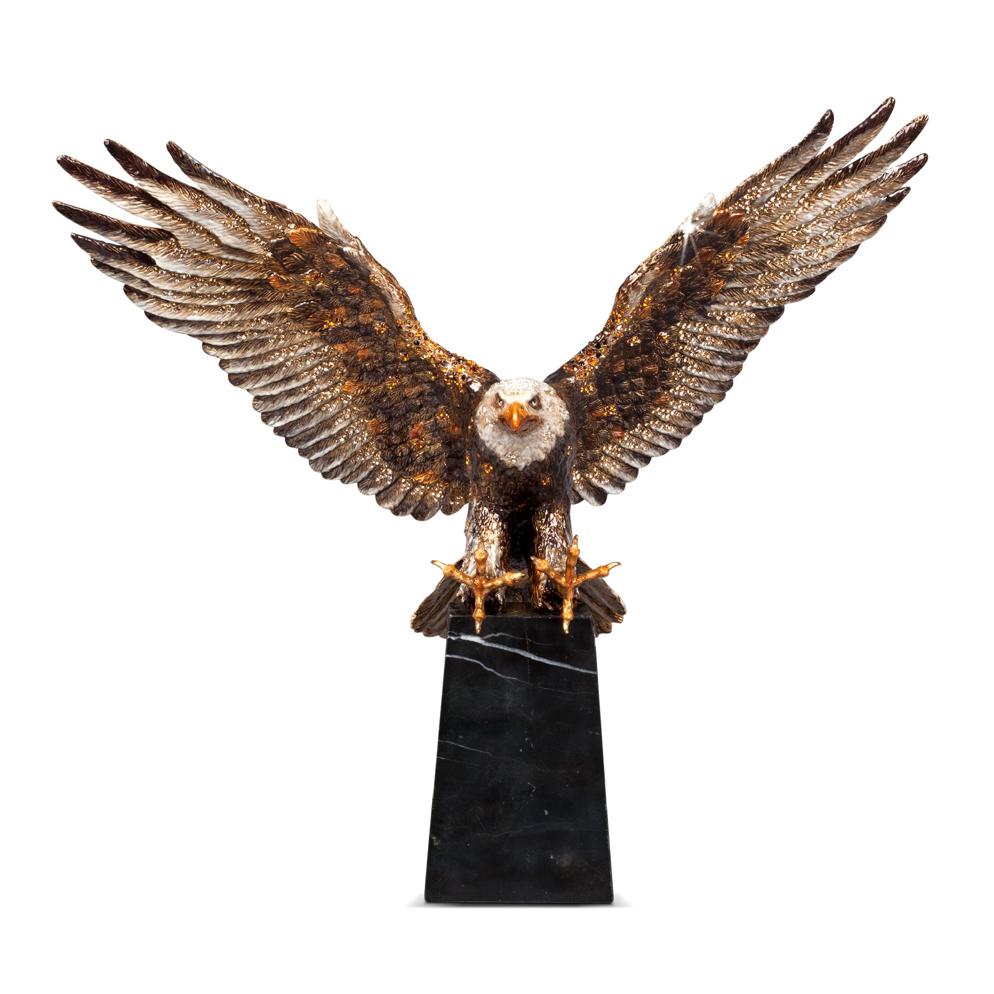 Jay Strongwater Washington Grand Eagle Figurine.