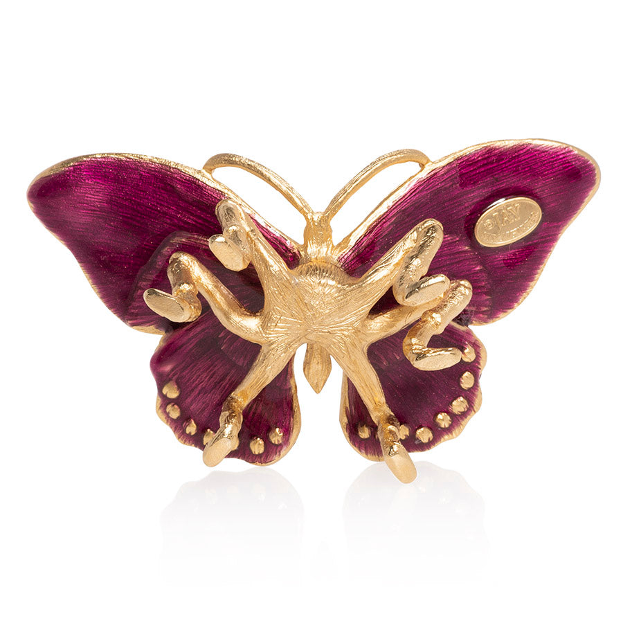 Jay Strongwater Madame Small Butterfly Figurine.