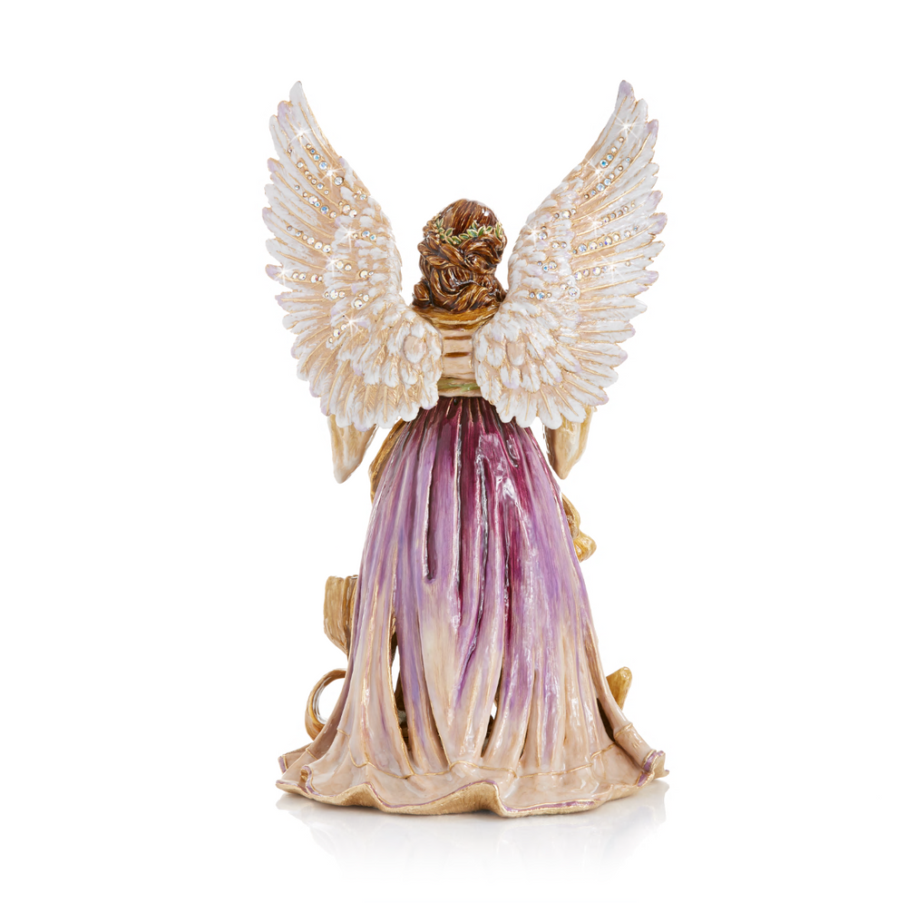 Purple and Gold - Angel - Statue