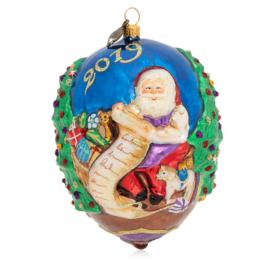 Santa Glass Decorations, Ginger Ray