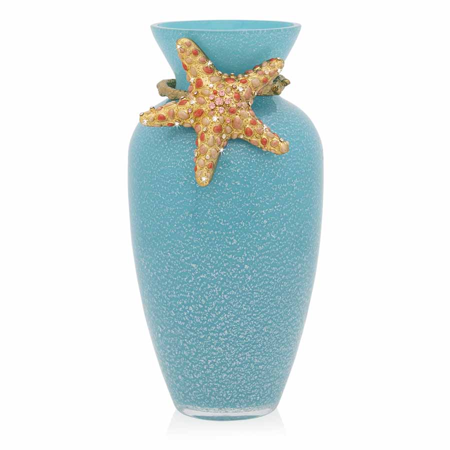 Jay Strongwater Asteria Starfish Vase.