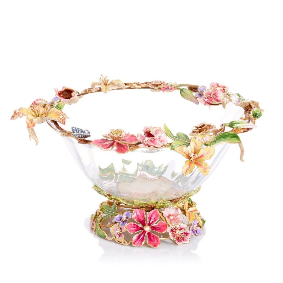 Cornelis Dutch Floral Glass Bowl