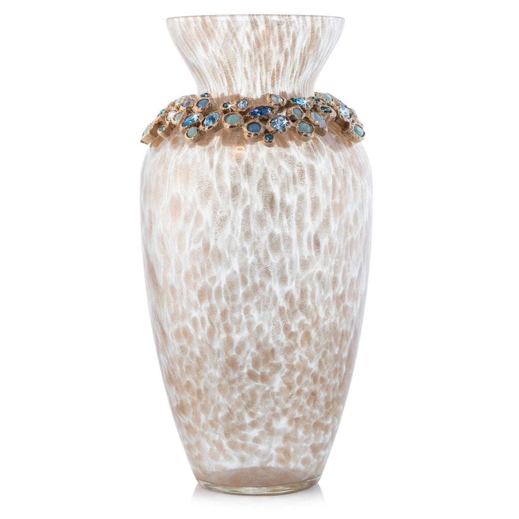 Norah Bejeweled Vase - Oceana