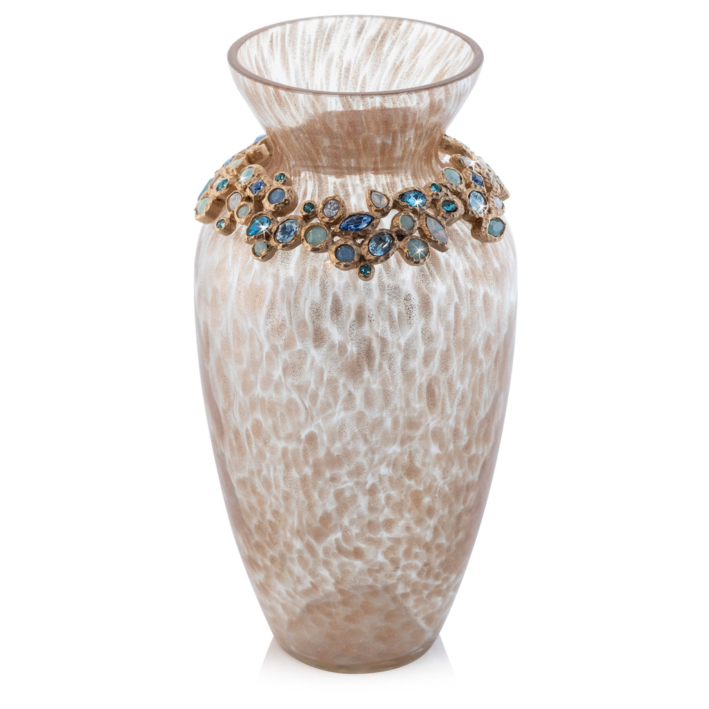 Norah Bejeweled Vase - Oceana