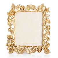 Jay Strongwater Aria Dutch Floral 8"x10" Frame - Gold.