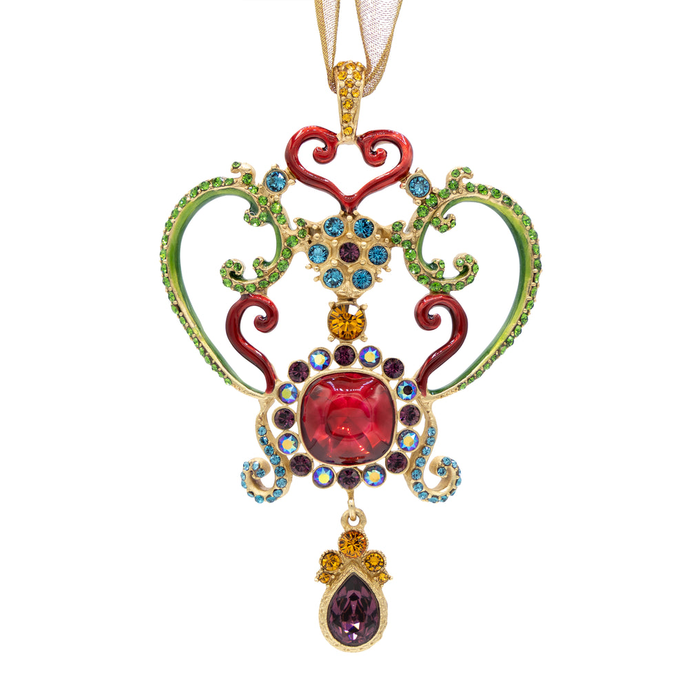 Jay Strongwater 2025 Annual Holiday Metal Ornament