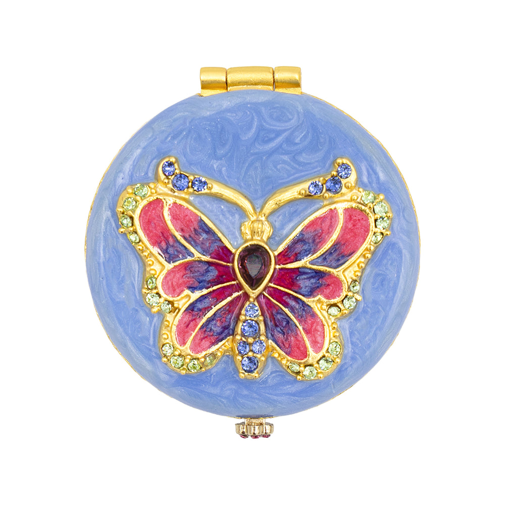 Jayla 2” Round Butterfly Compact – Flora & Fauna