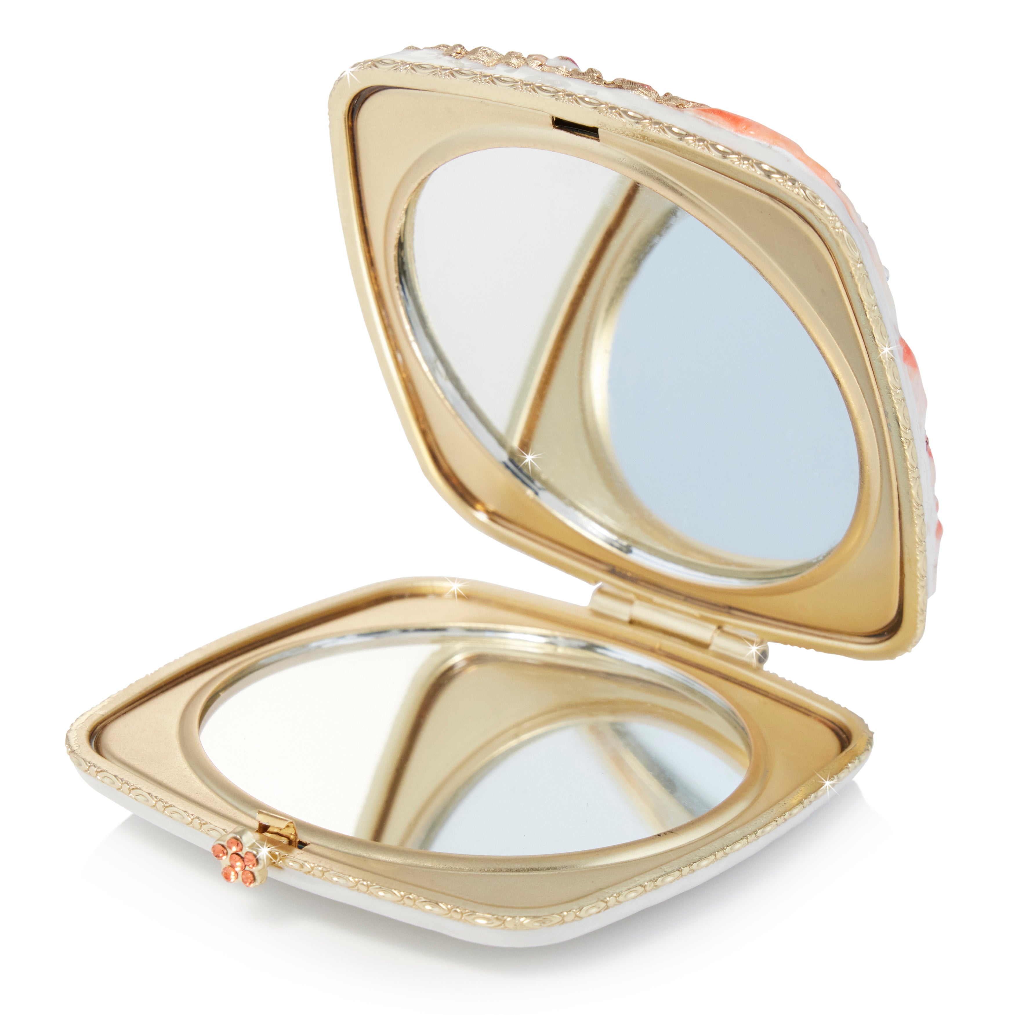 未使用　Jay Strongwater ライリー アジサイ フローラキャンドル Lily Floral Flamingo Compact – Jay Strongwater