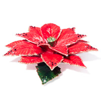 poinsettia flower objet