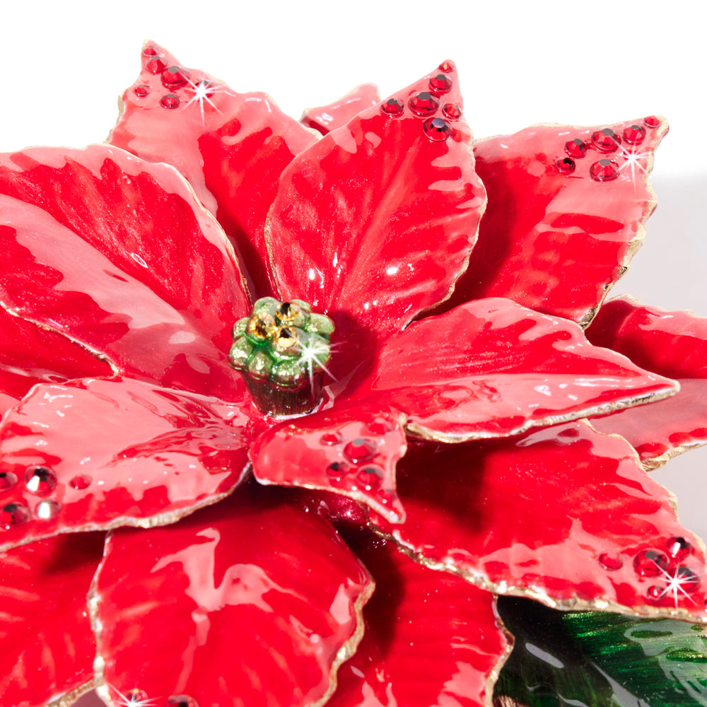 poinsettia flower objet