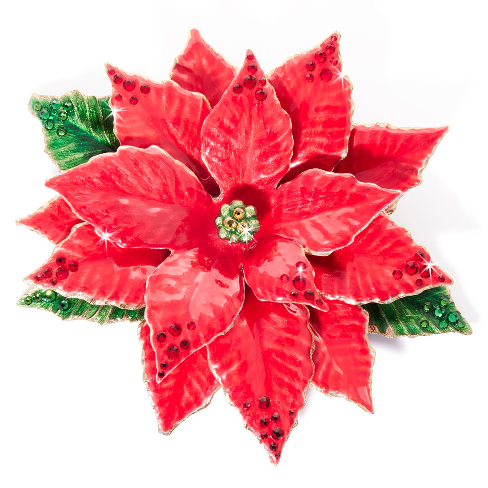 poinsettia flower objet