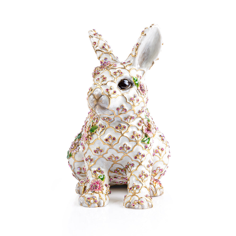 Jing Floral Rabbit Figurine – Jay Strongwater