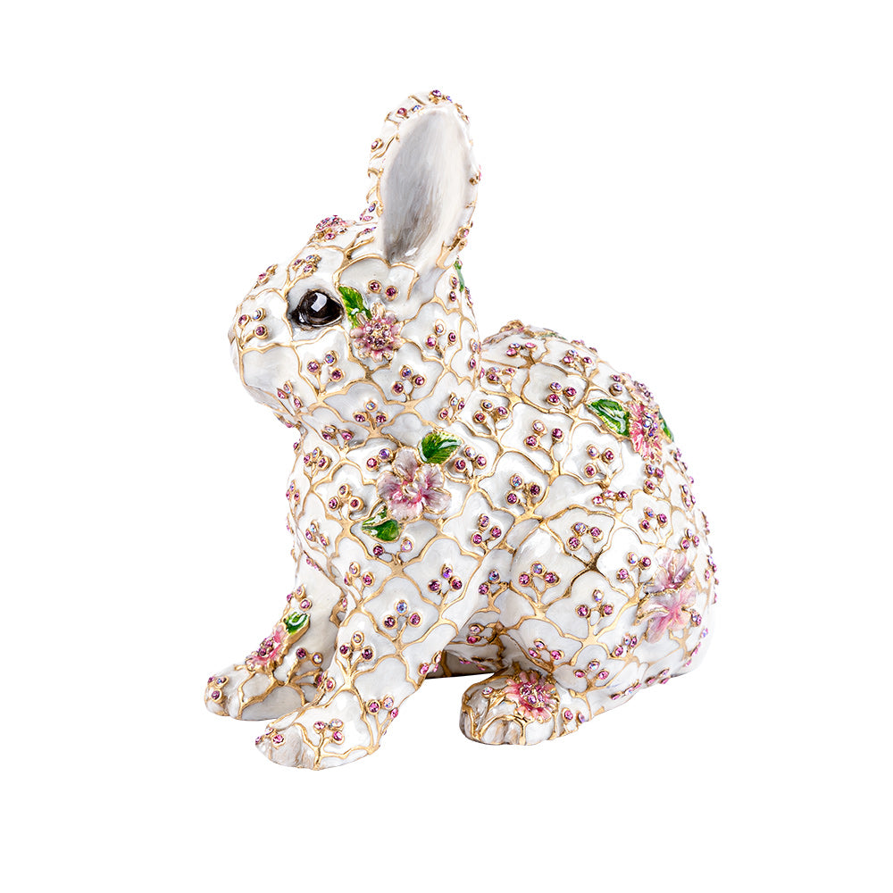Jing Floral Rabbit Figurine – Jay Strongwater