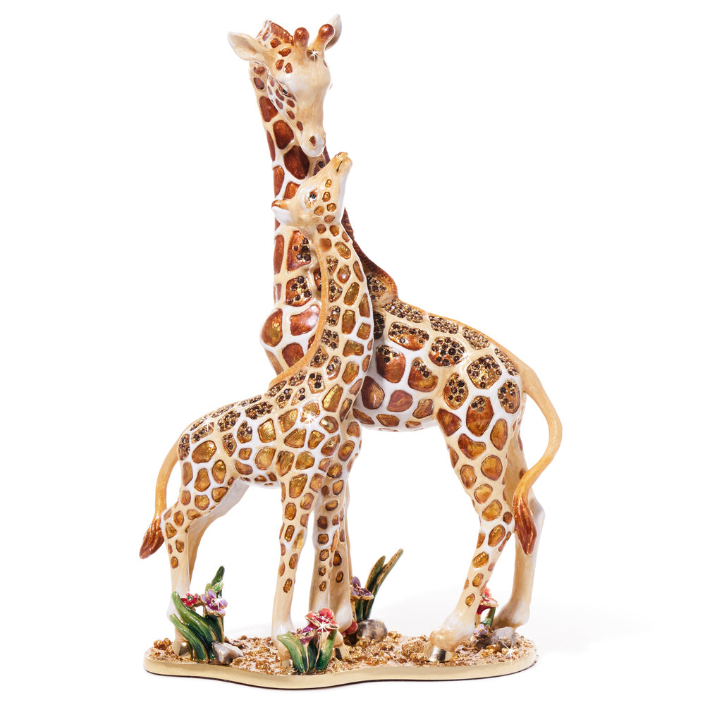 Mother and Baby Giraffe Objet