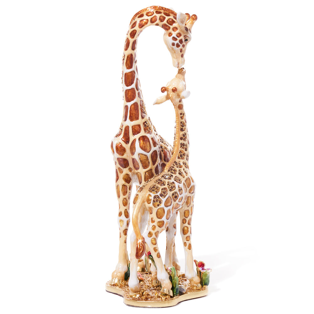 Mother and Baby Giraffe Objet