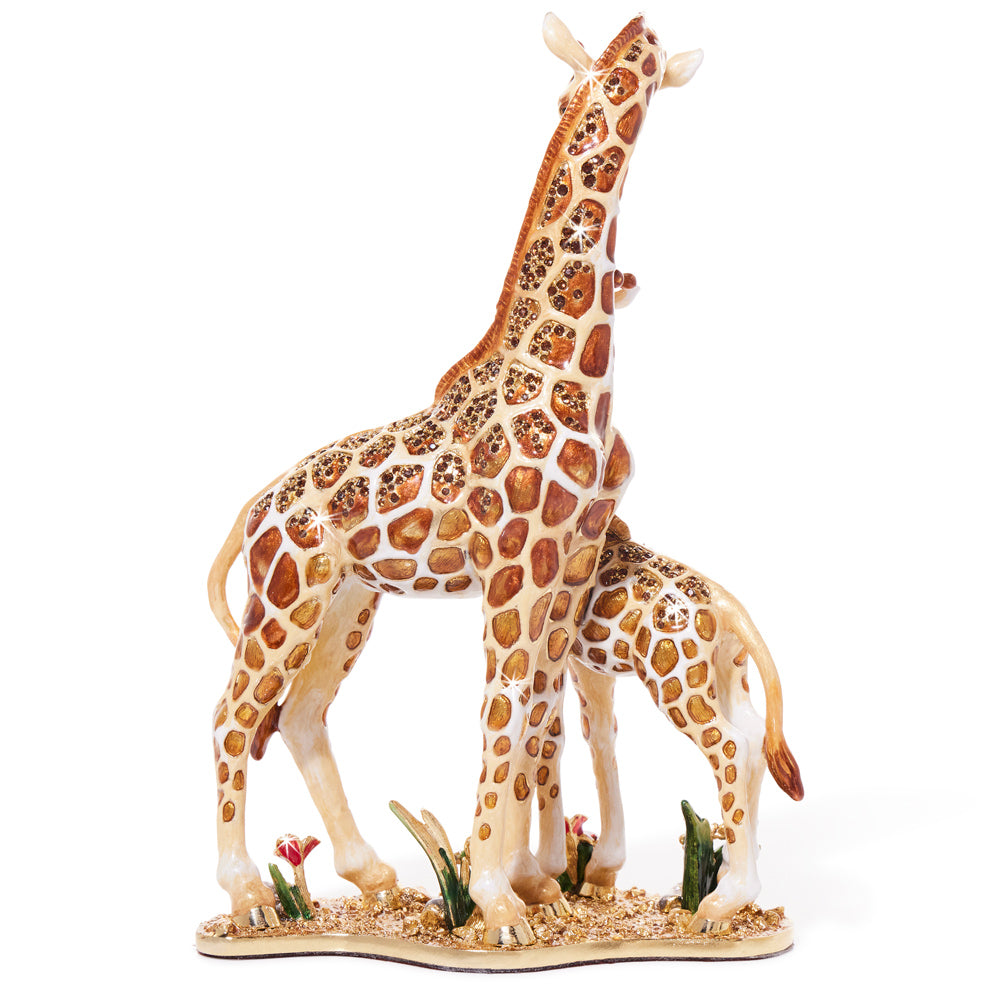 Mother and Baby Giraffe Objet