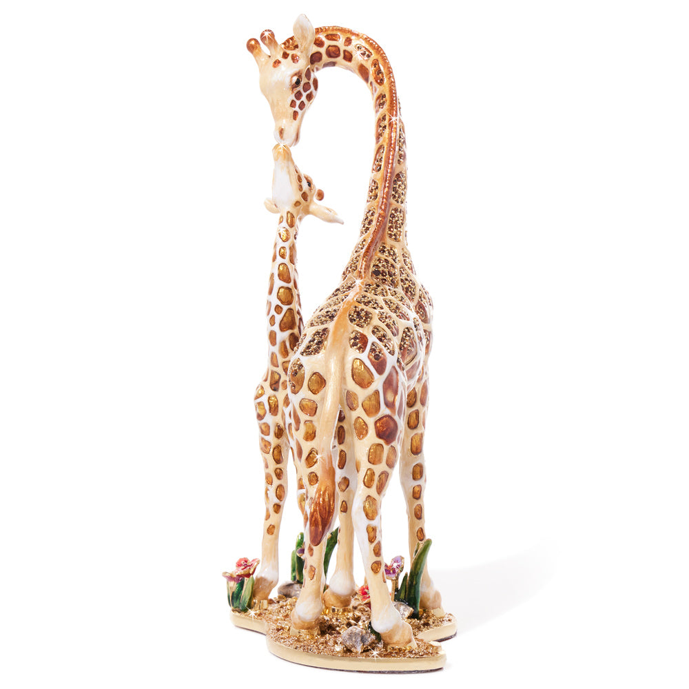 Mother and Baby Giraffe Objet