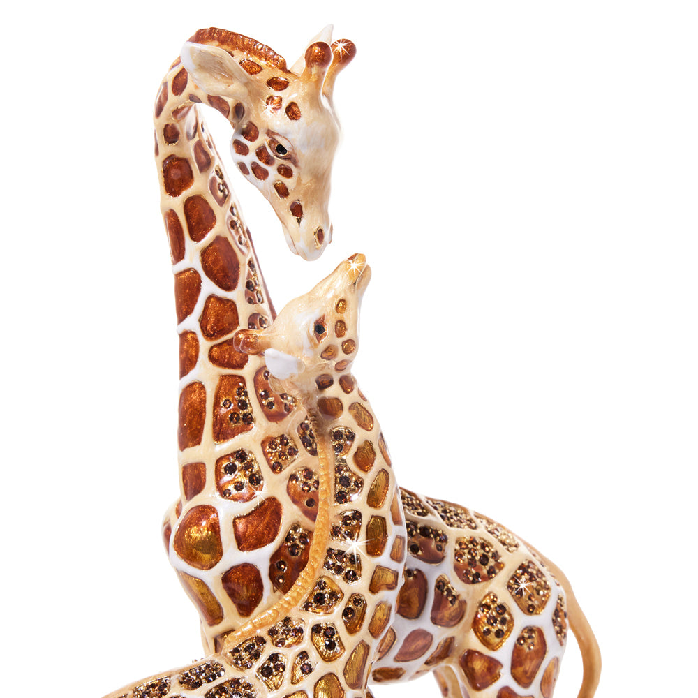 Mother and Baby Giraffe Objet