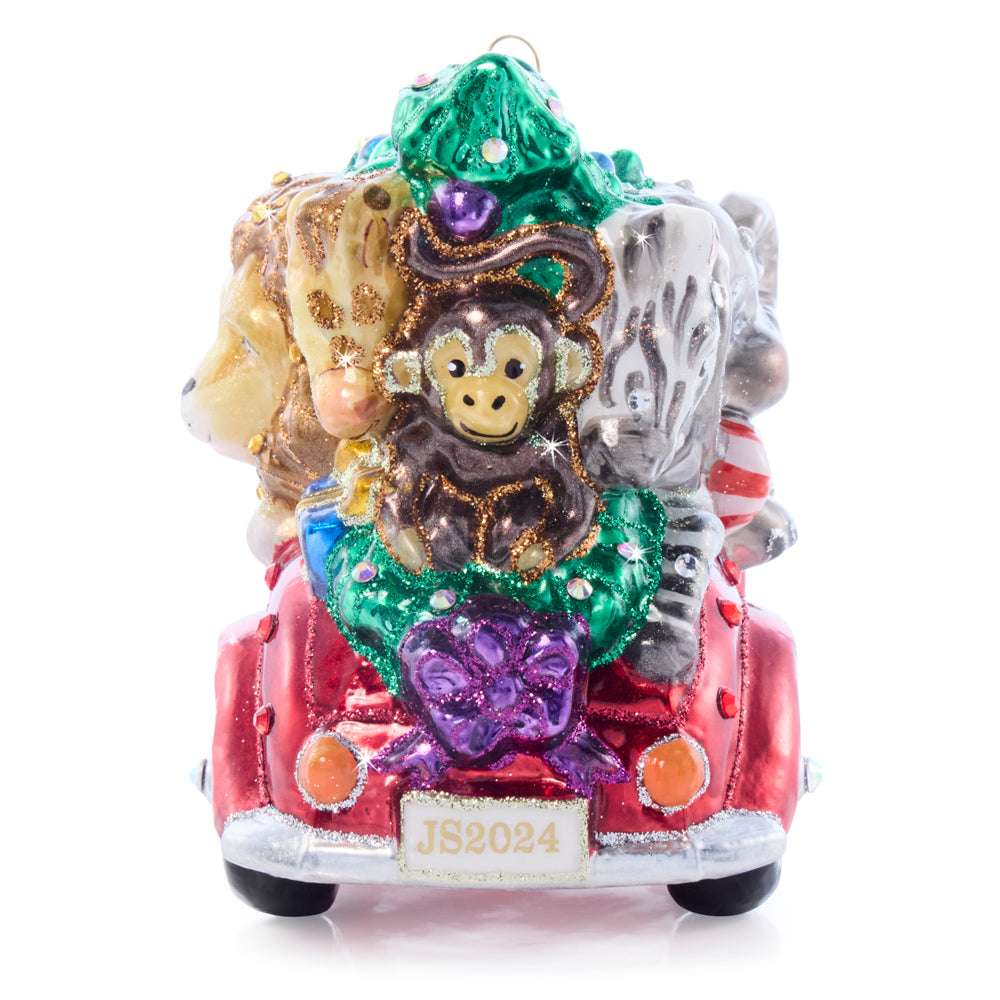 Baby's First Ride 2024 Glass Ornament