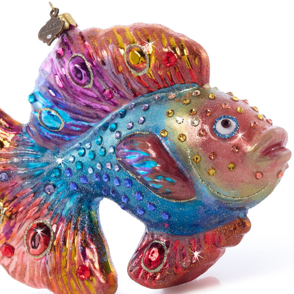 Fancy Fish Glass Ornament