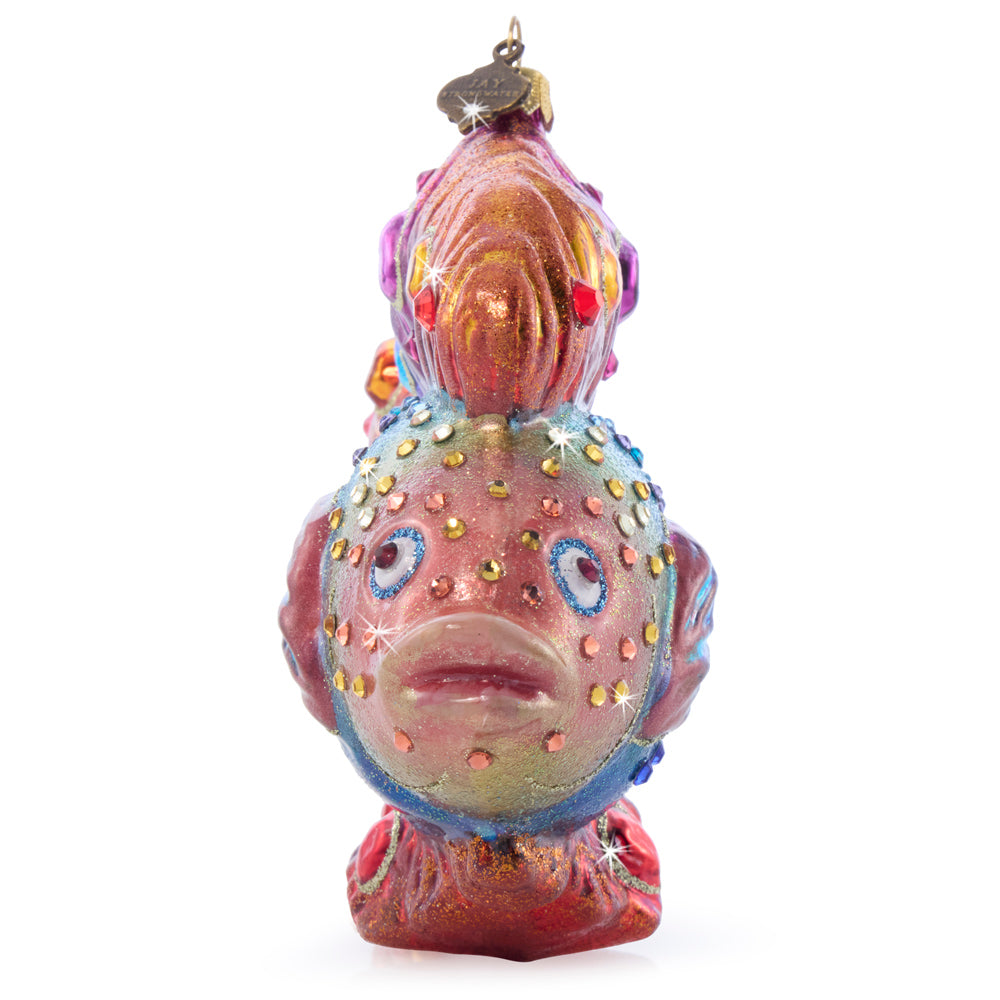 Fancy Fish Glass Ornament