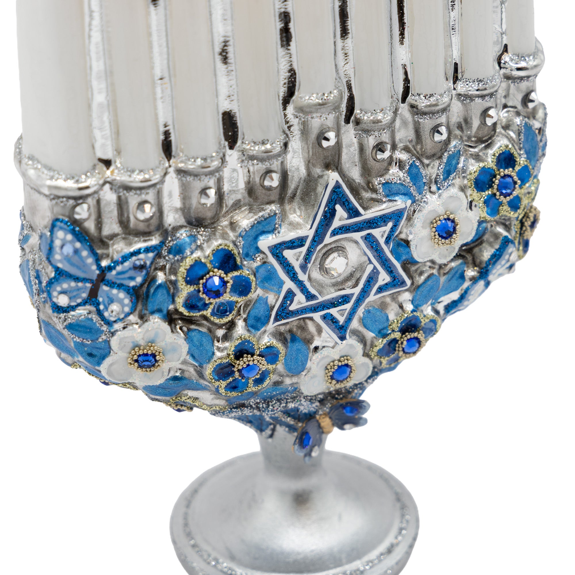 Glowing Menorah Ornament