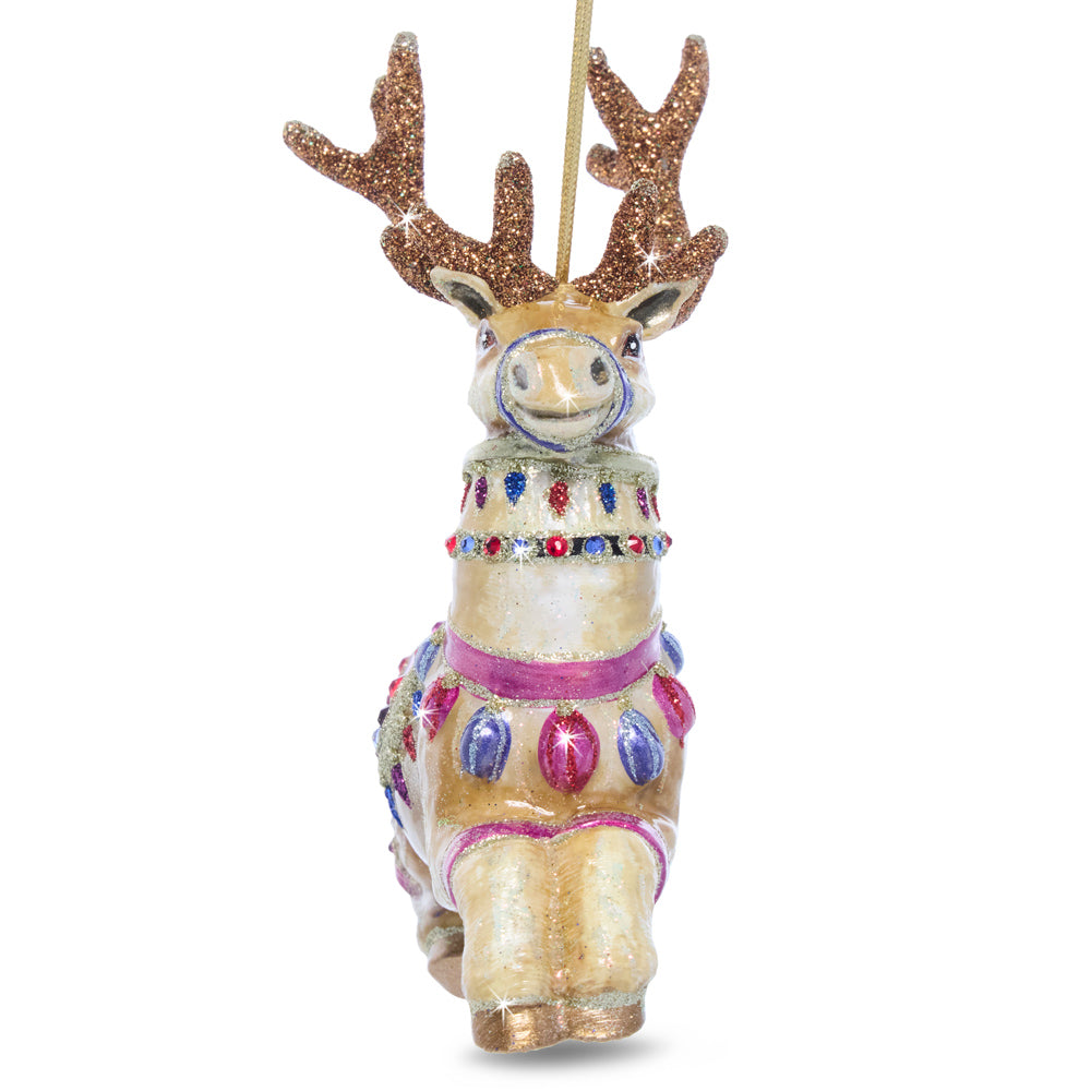 prancer reindeer ornament