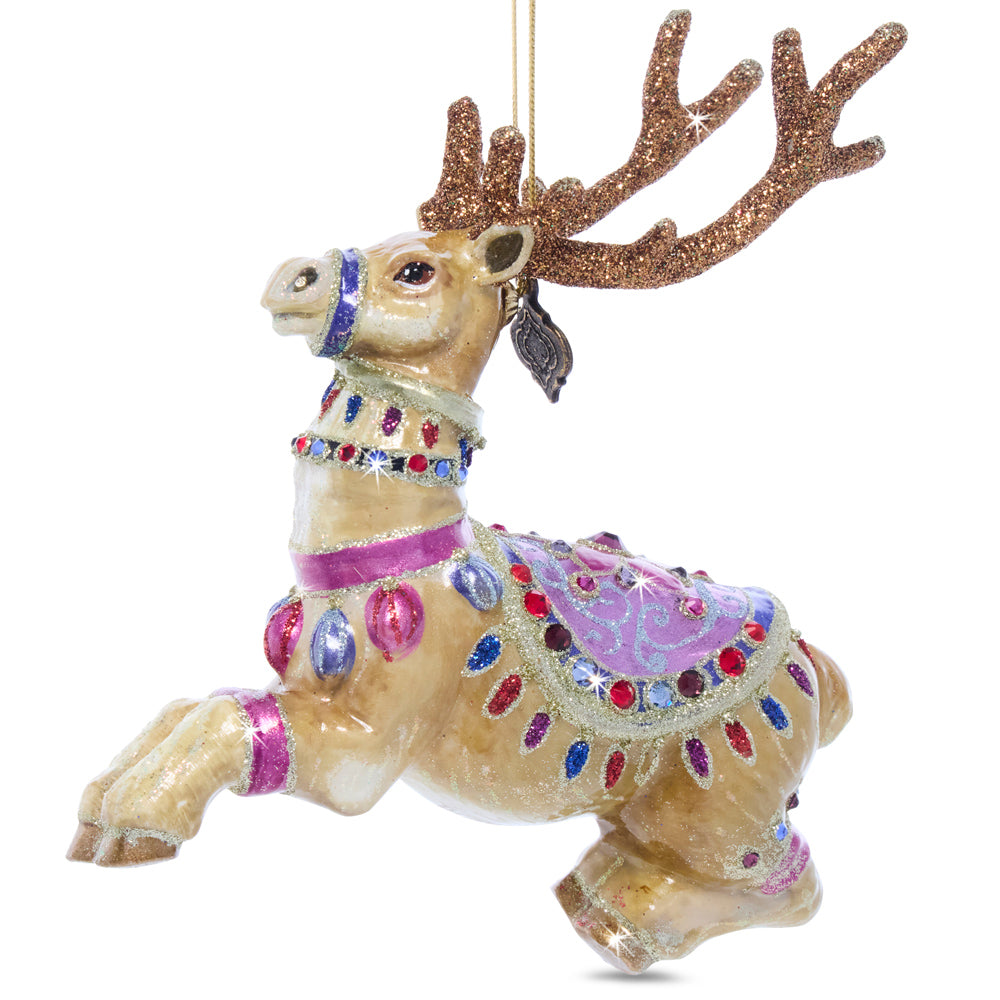 prancer reindeer ornament