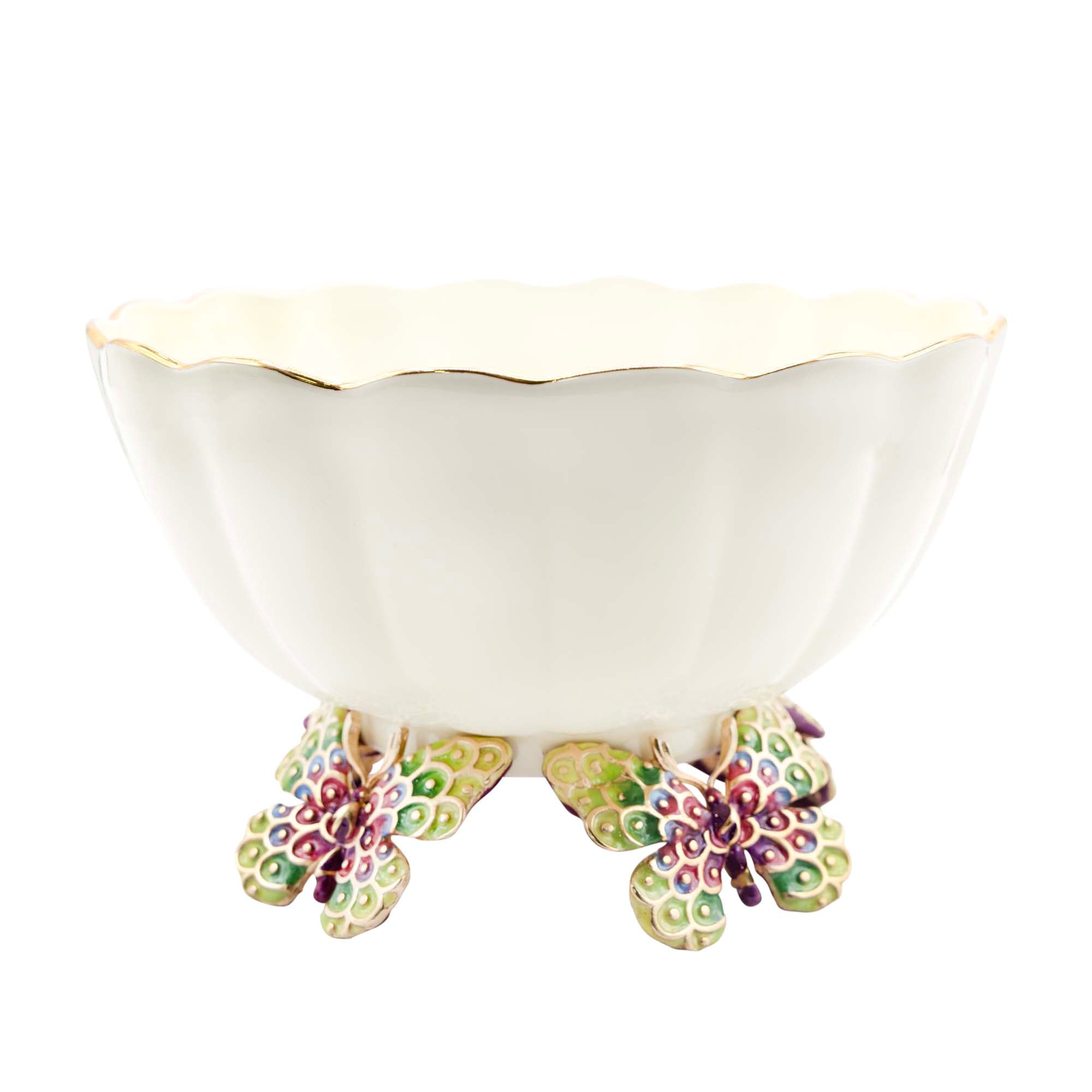 Quinn Butterfly Ceramic Bowl