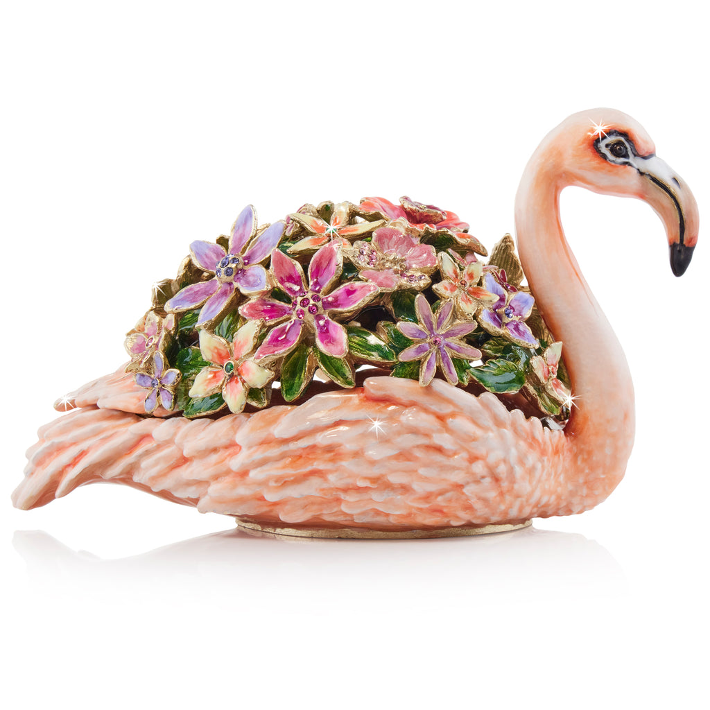 Clover Floral Flamingo Box