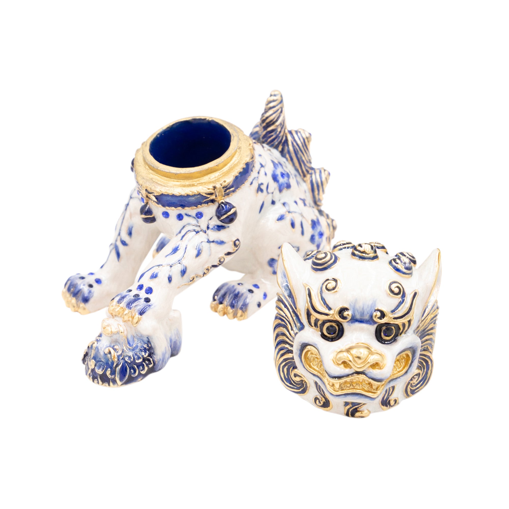 Yin Foo Dog Chinoiserie Box