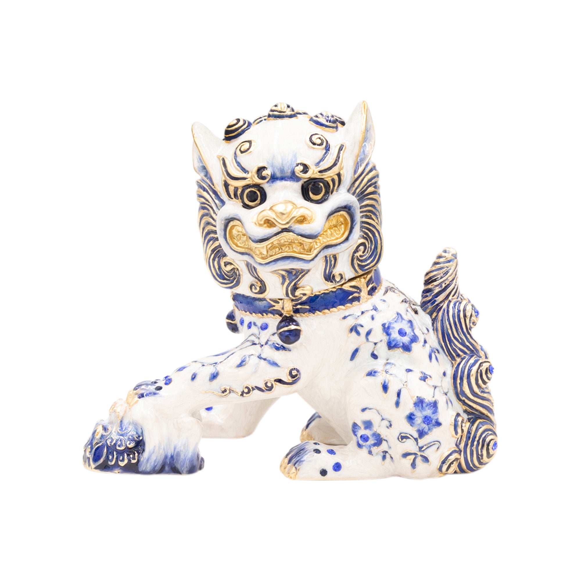 Yin Foo Dog Chinoiserie Box