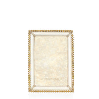 4" x 6" White and Gold Picture Frame 