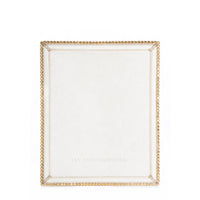 8" x 10" - White and Gold - Picture Frame