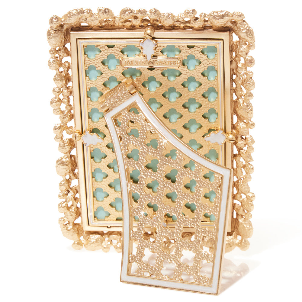 Emery Bejeweled 4" x 6" Frame - Pale Blue