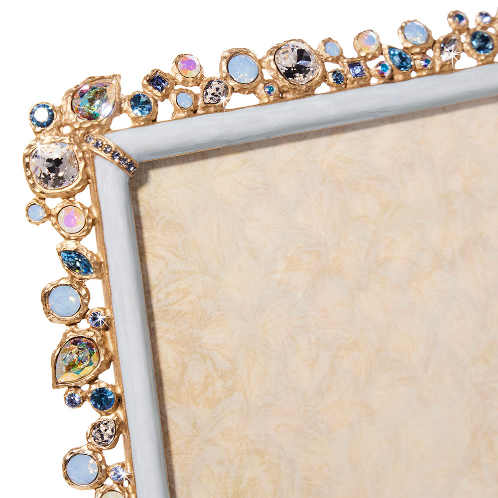 Theo Bejeweled 8" x 10" Frame - Pale Blue