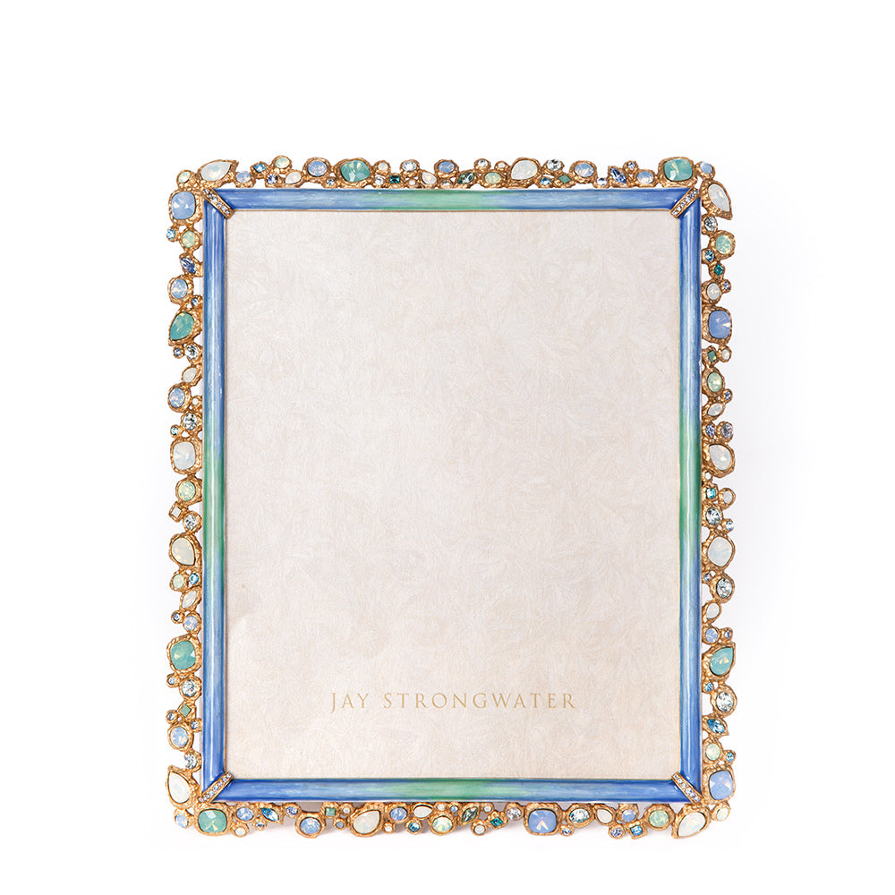 8" x 10" Blue Bejeweled Picture Frame 