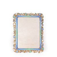 5" x 7" - Blue Bejeweled - Picture Frame