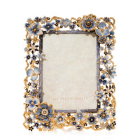 5" x 7" Blue Floral Picture Frame 