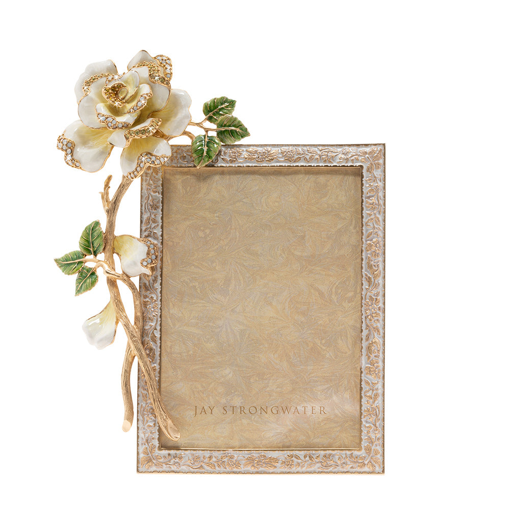 White Rose - Floral - Picture Frame 