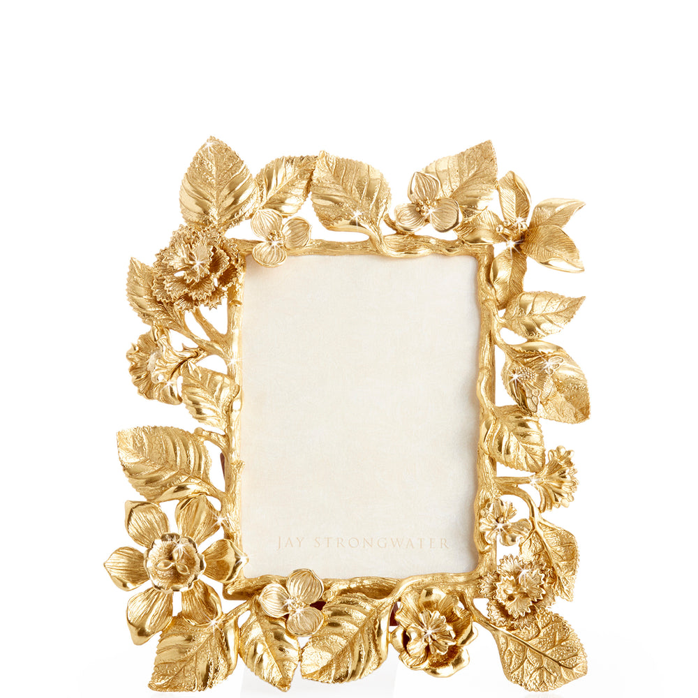 Maeve Dutch Floral 5" x 7" Frame - Gold