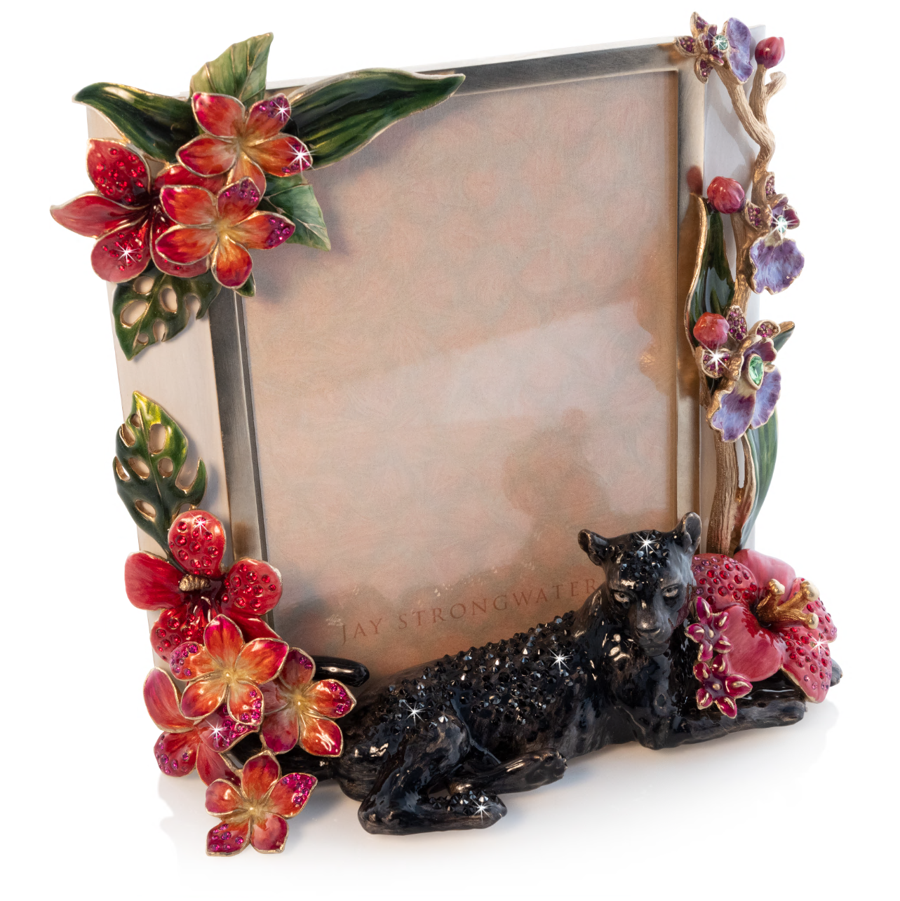5" x 7" Floral Black Panther Picture Frame 