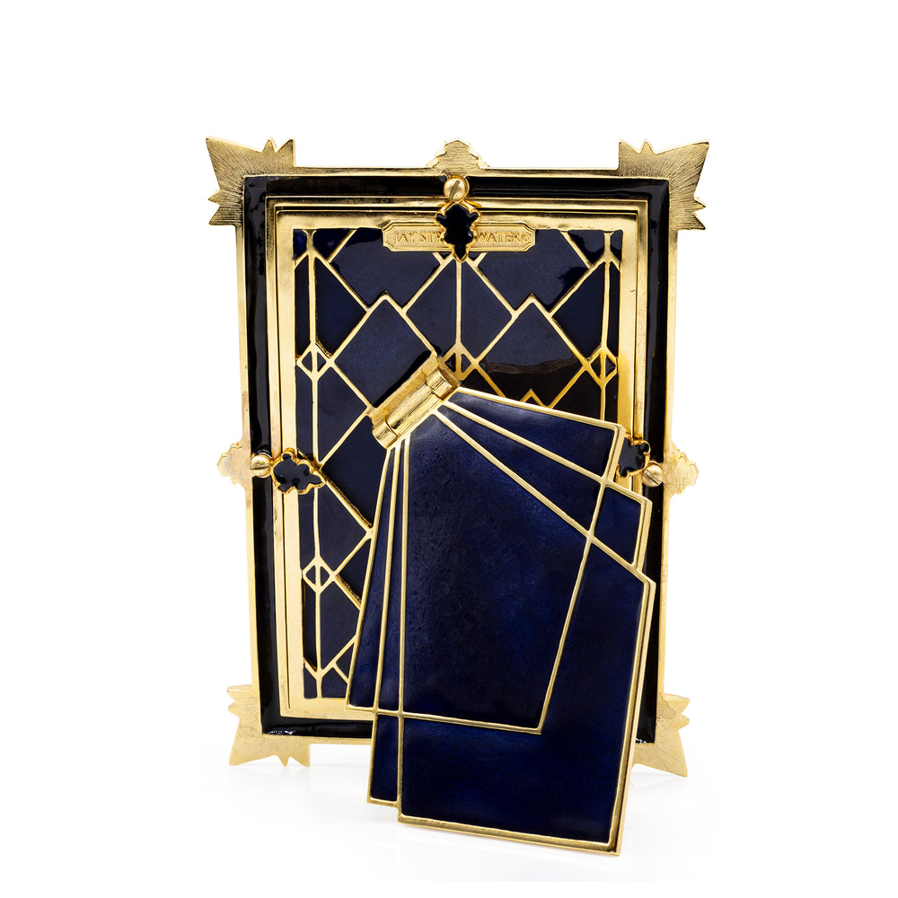 Ruth 4 x 6 Art Deco Frame - Delft Garden
