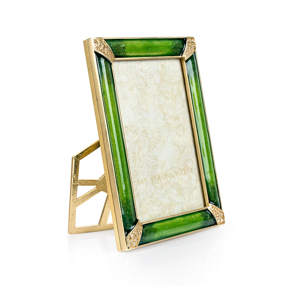 4” x 6” Lavinia Frame - Emerald – Jay Strongwater