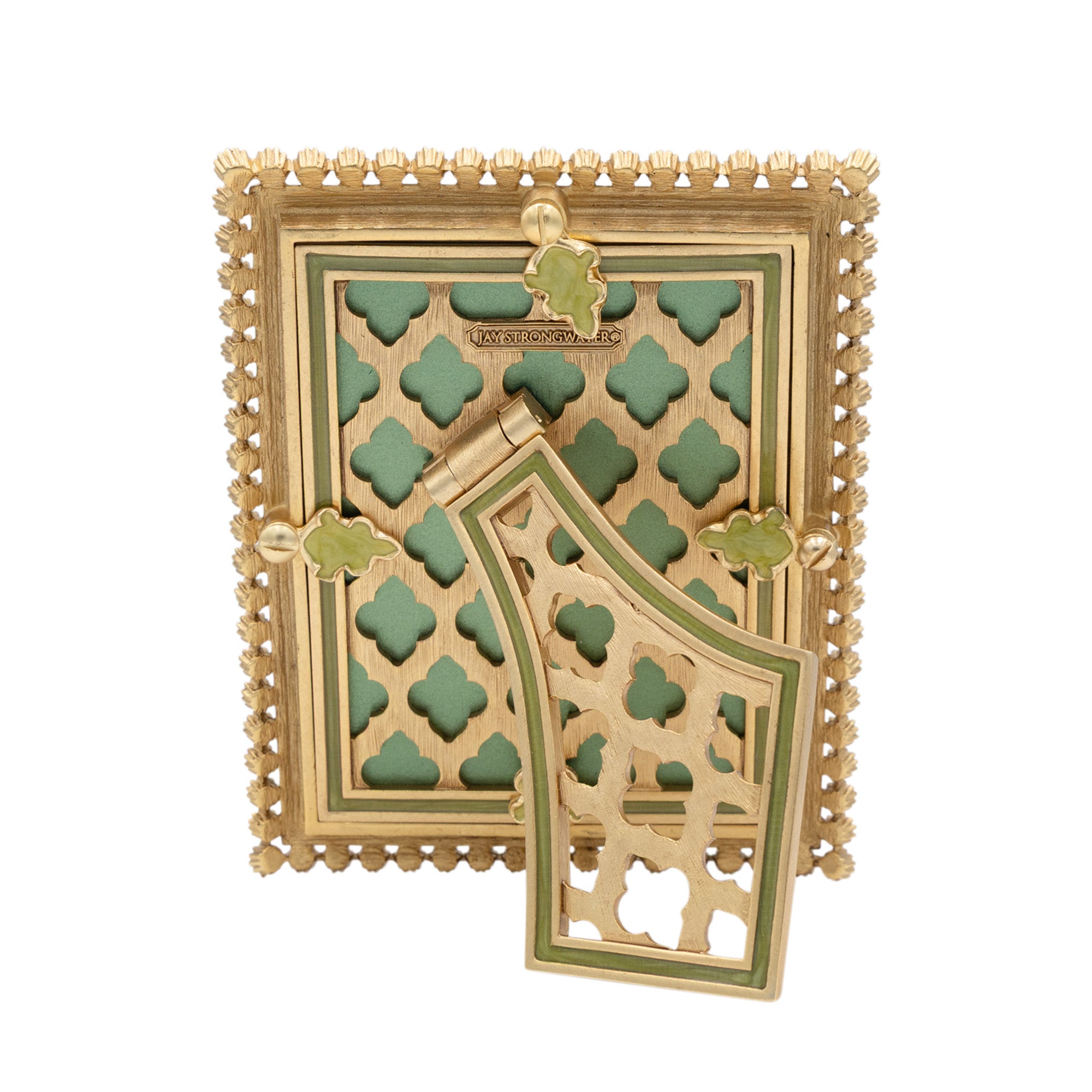 Emilia Stone Edge 3" x 4" Frame - Leaf Green