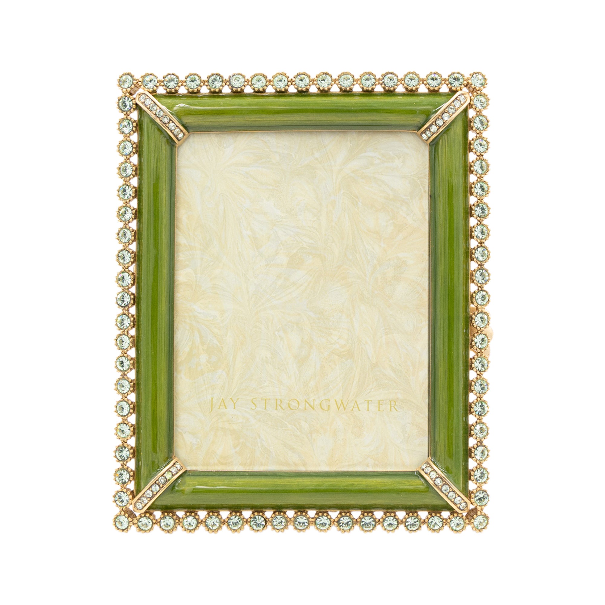 Emilia Stone Edge 3" x 4" Frame - Leaf Green