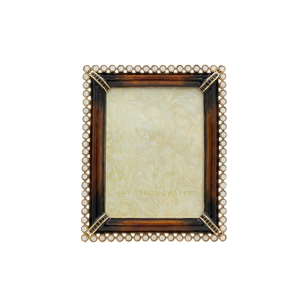 Emilia Stone Edge 3" x 4" Frame - Safari Brown